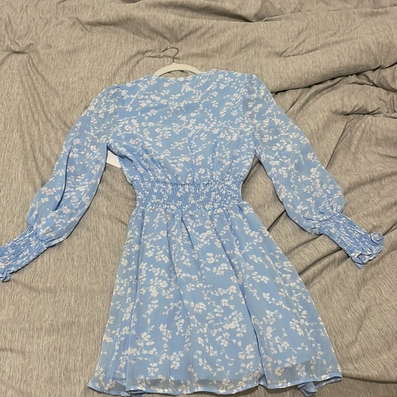 brand new blue flowery dress - Picture 2 of 4